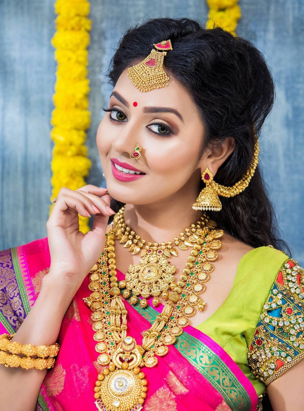 Actress Vidya Pradeep Saree Photos (5)