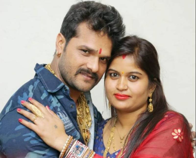 Khesari Lal Yadav Wife Photos